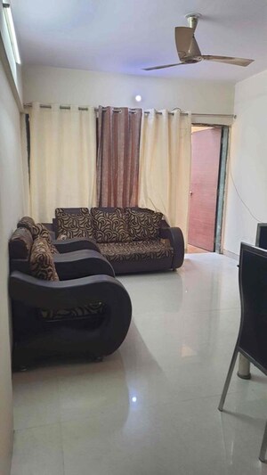 Living Room in 1 BHK Apartment at Tukaram Nagar – for Rent