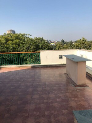 Balcony in 4 BHK Apartment at Vasant Vihar – for Rent