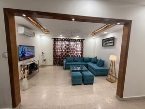 Living Room in 3 BHK Apartment at Saket – for Rent