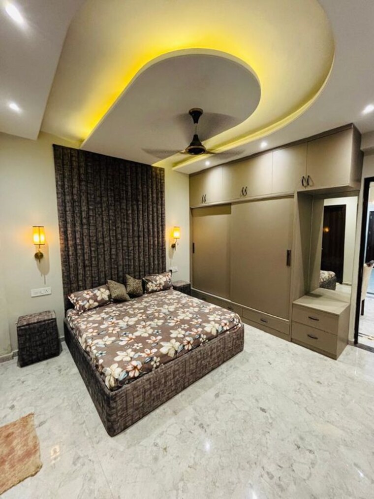 Bedroom, malwa-escon-primera 3 Bedroom 1750 Sq.Ft. Apartment In International Airport Road Zirakpur 10442212