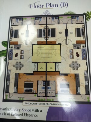 Floor Plan in  Builder Floor at BPTP Astaire Gardens, Sector 70a – for Sale
