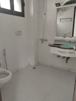 Bathroom in 4 BHK Builder Floor at Safdarjung Development Area – for Rent