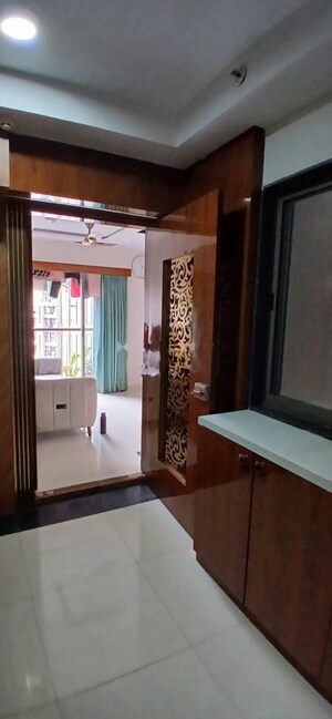 Living Room in 2 BHK Apartment at Runwal Eirene, Balkum Pada – for Rent