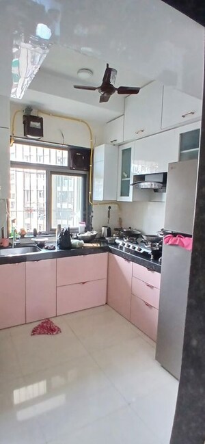 Kitchen in 2 BHK Apartment at Runwal Eirene, Balkum Pada – for Rent