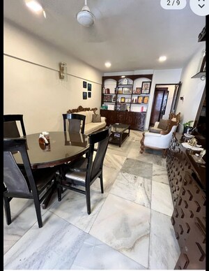 Living Room in 2 BHK Apartment at Juhu – for Rent