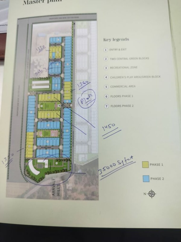 Master Plan, ns-avani-signature-floors  1450 Sq.Ft. Builder Floor In Sohna Sector 2 Gurgaon 10442262