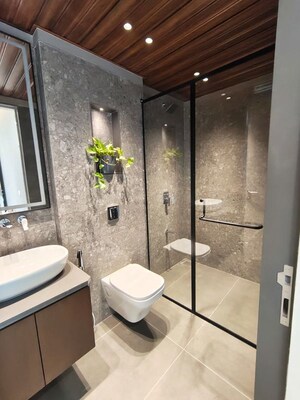 Washroom in 4 BHK Apartment at Shivalik The Skygaze, Sevasi – for Sale