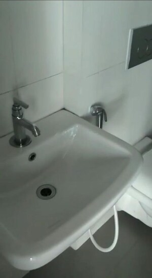 Bathroom in 1.5 BHK Apartment at Godrej Emerald, Ghodbunder Road – for Rent