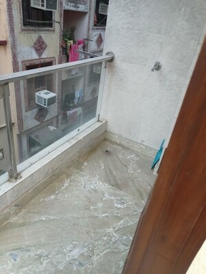 Balcony in 3.5 BHK Builder Floor at Mayur Vihar – for Rent