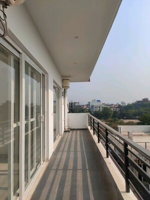Balcony in 3 BHK Builder Floor at Sector 45 – for Rent