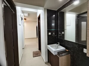 Bathroom in 2 BHK Apartment at Vasant Valley Ivy Tower, Malad East – for Rent