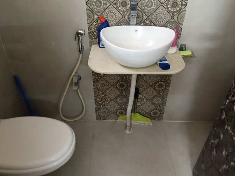 Bathroom, strawberry-onyx 2 Bedroom 720 Sq.Ft. Apartment In Mira Road Thane 10442464