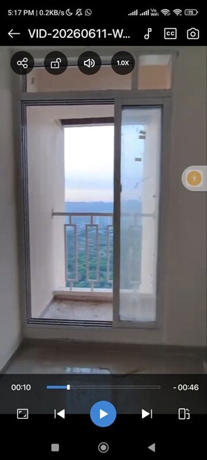 Bathroom in 1 BHK Apartment at Puraniks City Reserva, Ghodbunder Road – for Sale