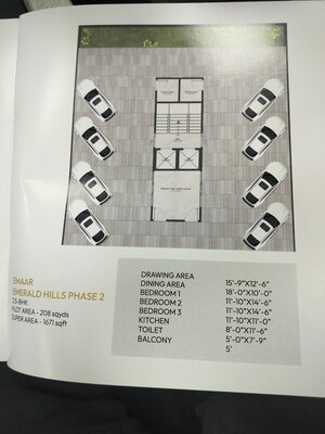 Floor Plan in  Builder Floor at Emaar Urban Oasis, Sector 62 – for Sale