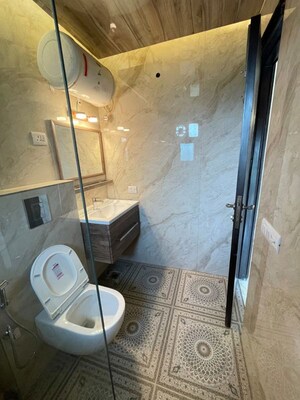 Bathroom in 3 BHK Builder Floor at Chittaranjan Park – for Sale