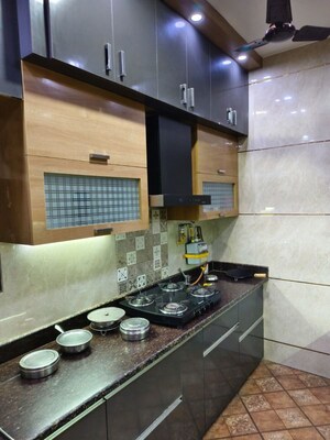 Kitchen in 3 BHK Apartment at Shipra Krishna Vista, Ahinsa Khand 1 – for Sale