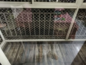 Balcony in 3 BHK Apartment at Shipra Krishna Vista, Ahinsa Khand 1 – for Sale