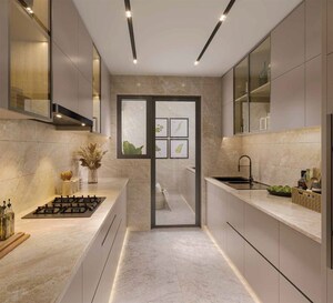 Kitchen in 3 BHK Apartment at Sobha Aurum, Sector 36 Greater Noida – for Sale