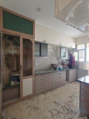 Kitchen in 3 BHK Apartment at Aurobindo The Regent, Kondapur – for Rent