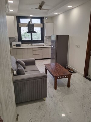 Kitchen in 1 BHK Builder Floor at Sector 45 – for Rent