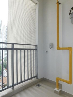 Balcony in 3 BHK Apartment at Lodha The World Towers World One Tier 2, Worli – for Rent