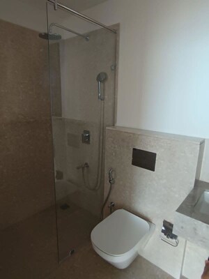 Bathroom in 3 BHK Apartment at Lodha The World Towers World One Tier 2, Worli – for Rent