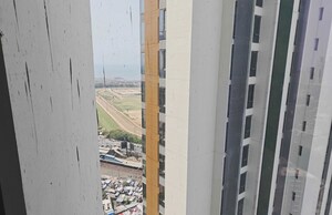 Balcony in 3 BHK Apartment at Lodha The World Towers World One Tier 2, Worli – for Rent