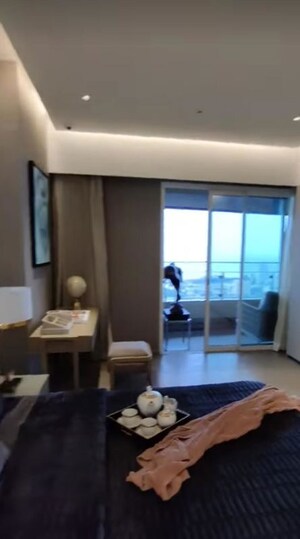 Living Room in 3 BHK Apartment at Lodha The World Towers World One Tier 2, Worli – for Rent