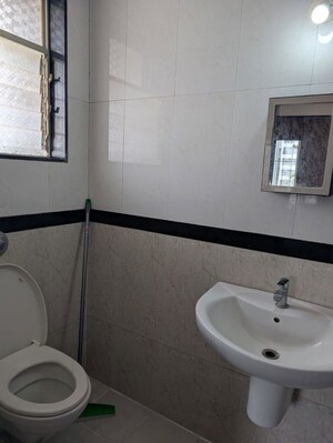 Bathroom in 2 BHK Apartment at Bhujbal Vatika Homes, Balewadi – for Rent