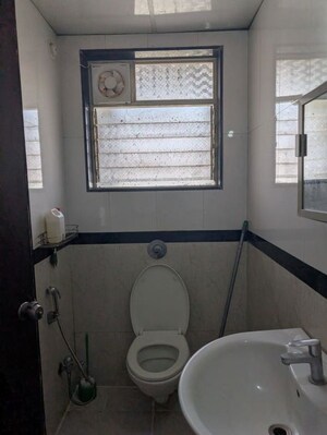 Bathroom in 2 BHK Apartment at Bhujbal Vatika Homes, Balewadi – for Rent