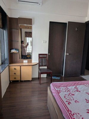 Bedroom in 2 BHK Apartment at Bhujbal Vatika Homes, Balewadi – for Rent