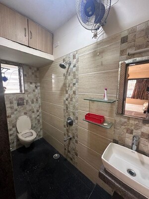Bathroom in 2 BHK Apartment at Bandra West – for Rent