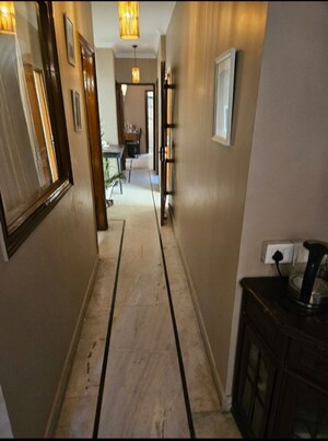 Building Lobby in 3 BHK Builder Floor at East Of Kailash – for Rent