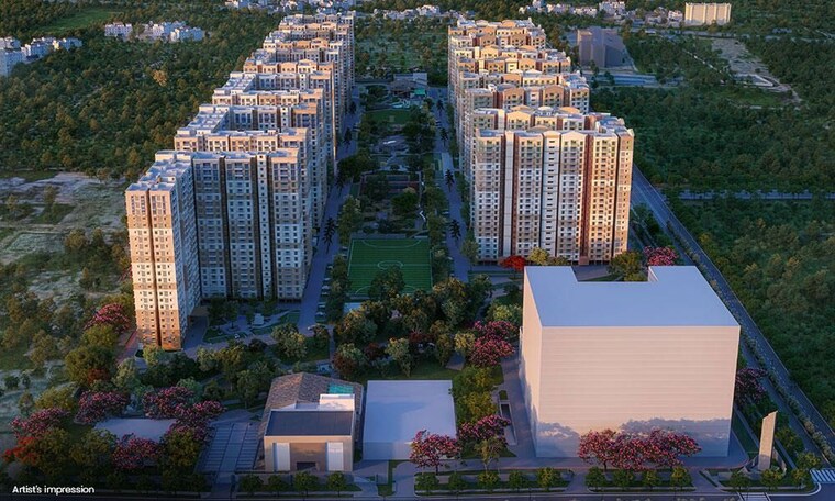 Exterior View, brigade-el-dorado 2 Bedroom 799 Sq.Ft. Apartment In Bagaluru Bangalore 10442698