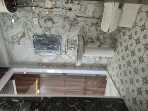 Bathroom in 2 BHK Builder Floor at Chattarpur – for Rent