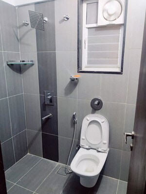 Bathroom in 3 BHK Apartment at Yashwin Orizzonte, Kharadi – for Rent