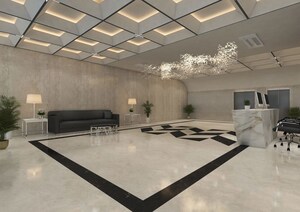 Staircase in 3 BHK Apartment at AK Sapphire, Kharghar – for Sale