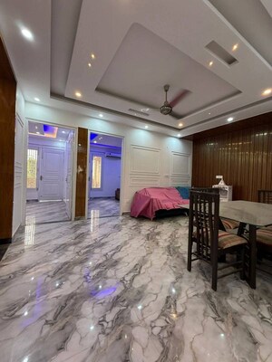 Living Room in 3 BHK Apartment at Saket – for Rent