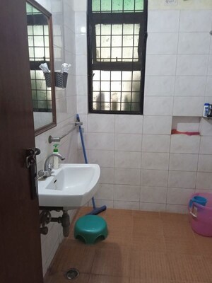 Bathroom in 2 BHK Builder Floor at Sushant Lok I – for Rent