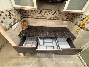 Kitchen in 3 BHK Apartment at Gaurs Siddhartham, Siddharth Vihar – for Sale
