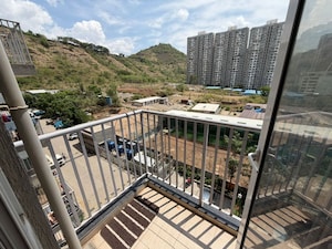 Balcony in 2 BHK Apartment at Bhide Hillside Apartments, Talegaon Dabhade – for Rent