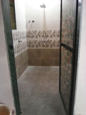 Bathroom in 1 BHK Apartment at Krishna Tower Kapurbawdi, Kapur Bawdi – for Rent