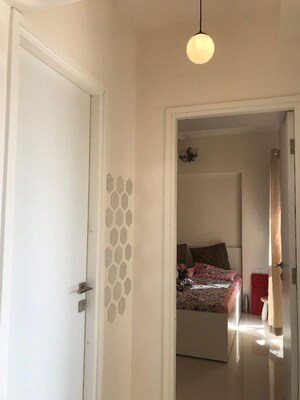 Building Lobby in 2 BHK Apartment at Godrej Hillside, Mahalunge – for Rent