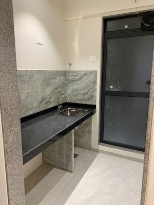 Kitchen in 1 BHK Apartment at Rubberwala Seventh Avenue, Byculla – for Sale