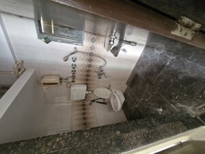 Bathroom in 1 BHK Apartment at Poonam Park View, Virar West – for Rent