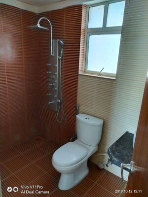 Bathroom in 2 BHK Apartment at Megapolis Sangria Towers, Hinjewadi – for Rent