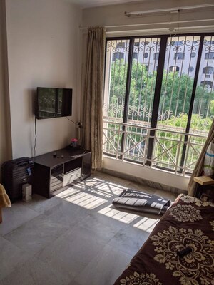 Balcony in 1 BHK Apartment at Hiranandani Gardens Canna, Powai – for Rent