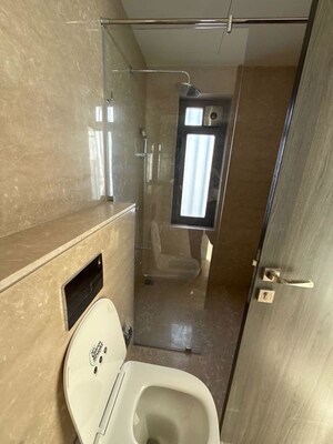 Bathroom in 4 BHK Apartment at Piramal Mahalaxmi, Mahalaxmi – for Rent