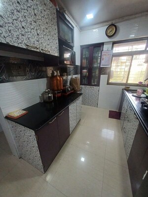 Kitchen in 2 BHK Apartment at Parshwanath Galaxy, Ghodbunder Road – for Sale