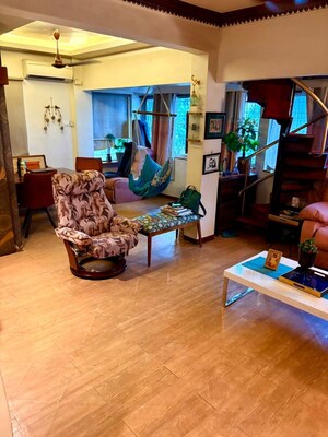 Living Room in 3 BHK Apartment at Bramha Memories, Bhosale Nagar – for Rent